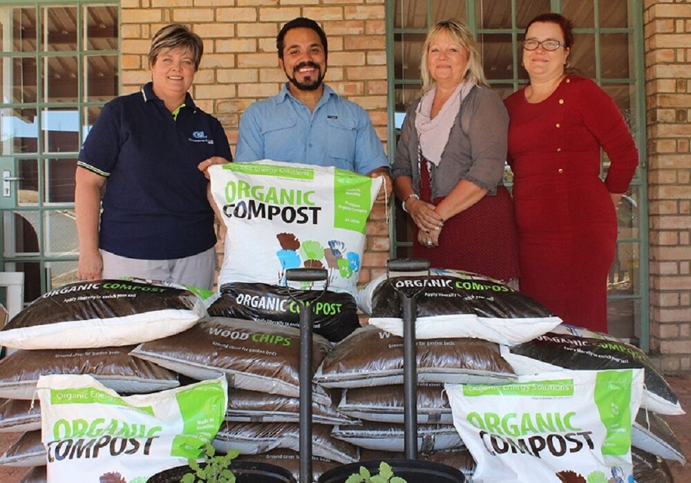 Organic Energy Solutions donates compost