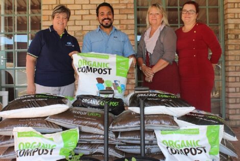 Organic Energy Solutions donates compost